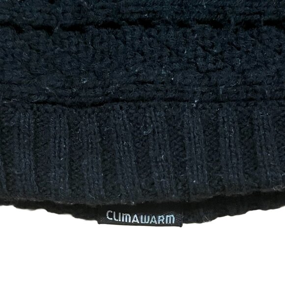 adidas ClimaWarm Black Knit Beanie — Warm Lined Winter Hat - Picture 4 of 10